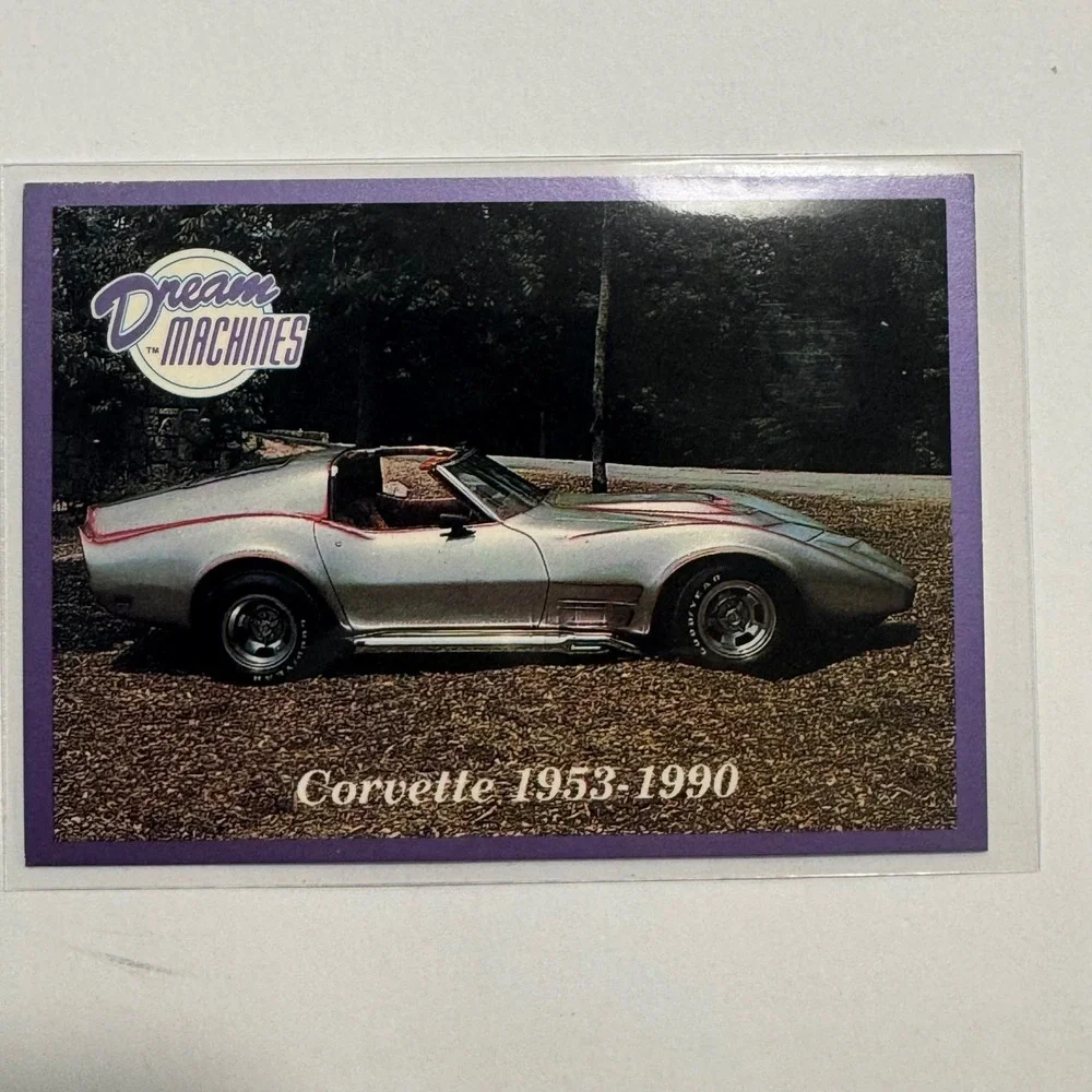 1953-1990 Corvette Automobile Dream Machines Trading Card Imperial Palace 1991